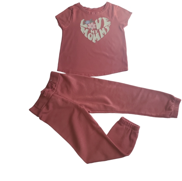 Garanimals Toddler Girl Set 3T Love My Mommy Heart - Picture 2 of 13